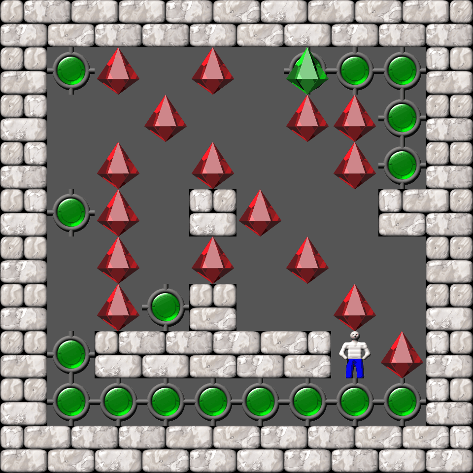 Sokoban Bugs collection level 40